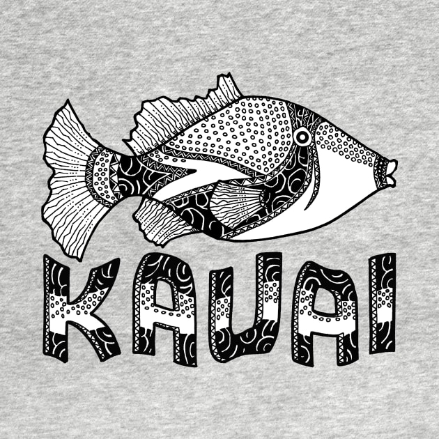 Kauai Tribal Trigger Fish by inkninja